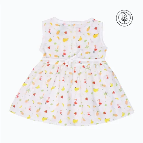 A Toddler Thing - Organic Muslin Frock - Tropical Love
