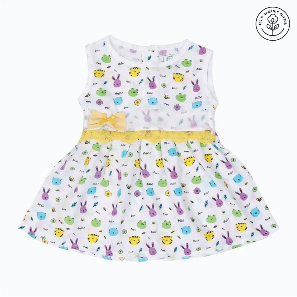 A Toddler Thing - Organic Muslin Frock - Friendly Lil Ones
