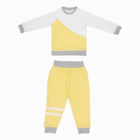 A Toddler Thing - Organic TotWear - Lime - Sweatshirt and Joggers