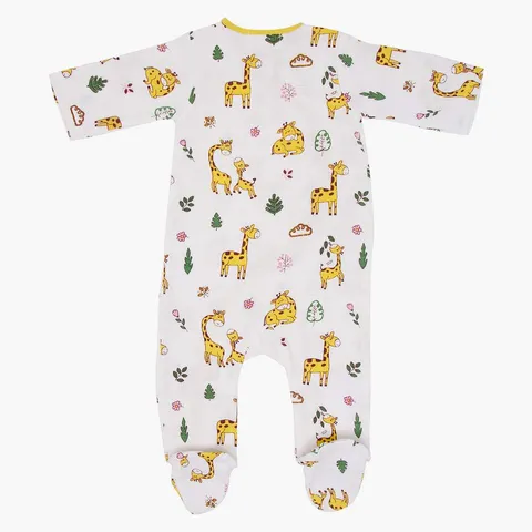 A Toddler Thing - Happy Giraffe - Baby Full Sleeve Bodysuit
