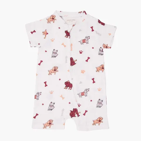 A Toddler Thing - Dog Walk - Half Sleeve Jumpsuit