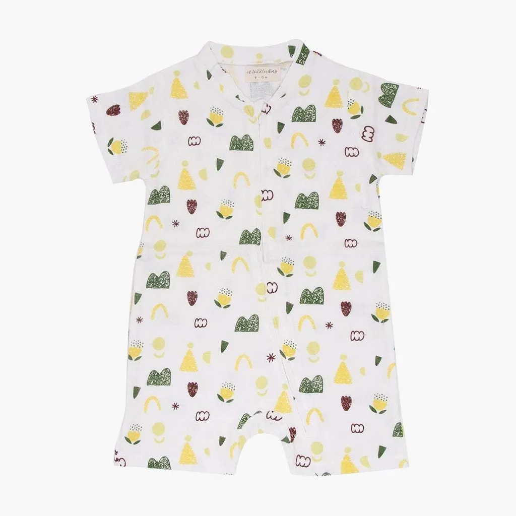 A Toddler Thing - Garden Date - Half Sleeve Jumpsuit