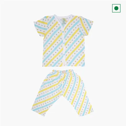A Toddler Thing - Organic Muslin Sleepsuit Twinkling Stars