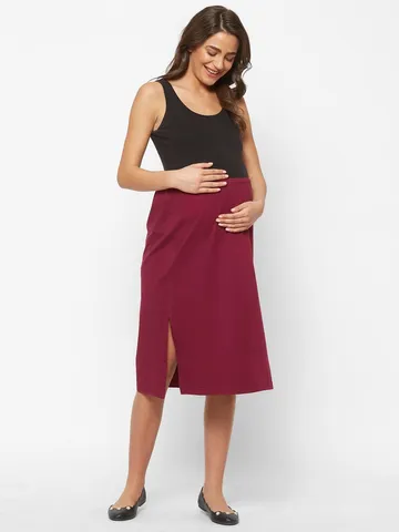 Mystere Paris stylish-maternity-skirt