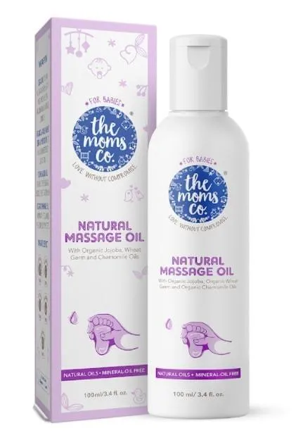 The Moms Co. Natural Massage Oil with Mono Cartons 100 ML