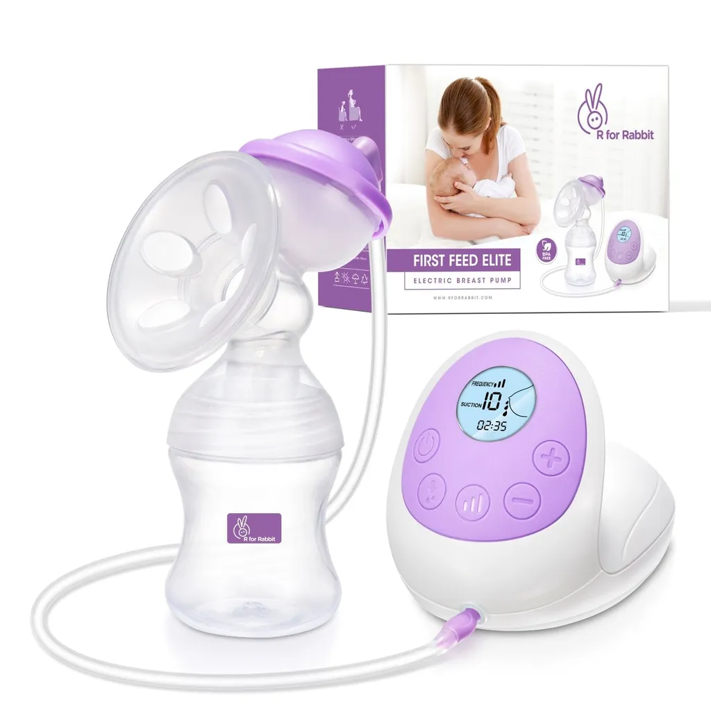 R for Rabbit First Feed Elite Breast Pump Purple