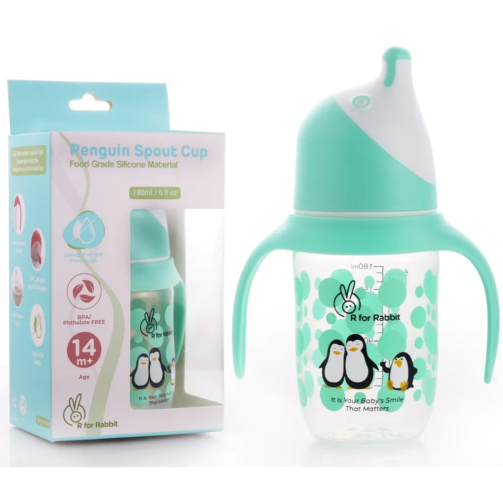 R for Rabbit Penguin Spout Sipper