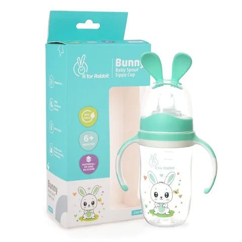 R for Rabbit Bunny Baby Spout Sippy Cup