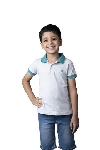 Greendigo Ash Polo Tshirt with Half Sleeves