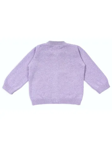 Greendeer Fluffy Sheep Sweater Set - Lavender
