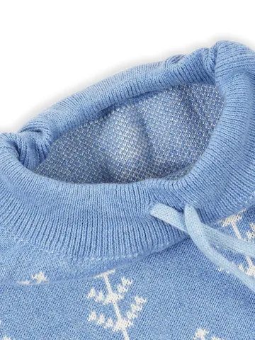 Greendeer Cuddly Bear Sweater Set - Blue