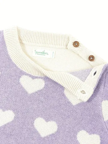 Greendeer Love Sweater Set - Lavender