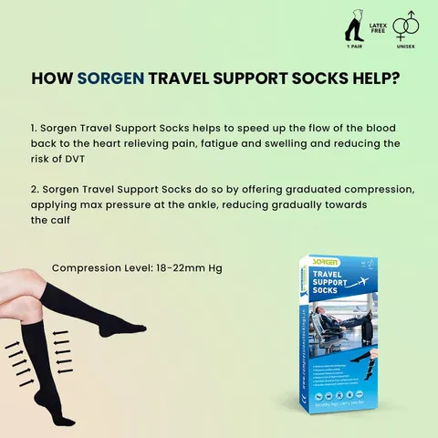 Sorgen Travel Support Socks