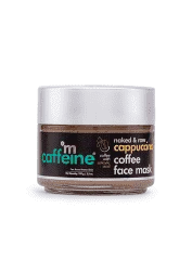 mCaffeine Anti Acne Cappuccino Coffee Face Mask - Clay Face Pack with Salicylic Acid for Oil Control