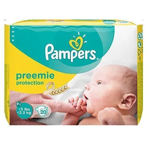 Pampers Preemies P-1(20 count)
