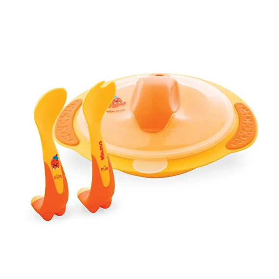 Pur Walrus Meal time Set - Bowl & Cutlery