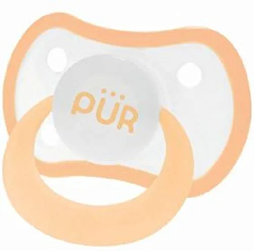 Pur Day time soothers w/Orthodontic Silicone teats - 6 Months+