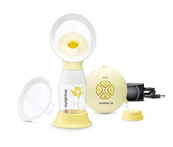Medela Swing Flex Single Electric 2-Phase Breast Pump - Yellow White