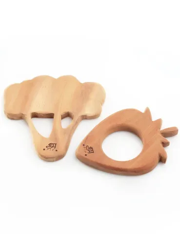 Ariro Toys Wooden Teethers-Fruits