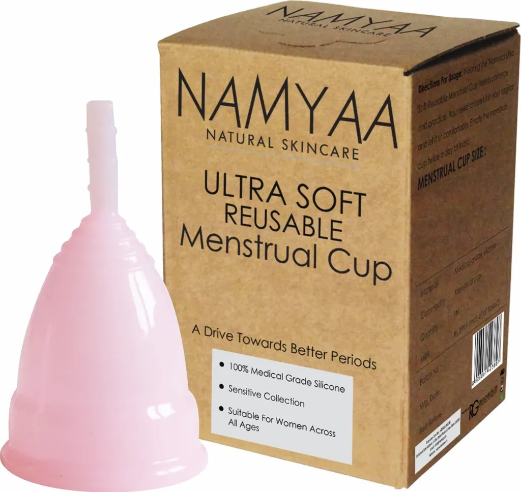 Namyaa Ultra Soft Reusable Menstrual Cup | 100% Medical Grade Silicone| FDA Compliant