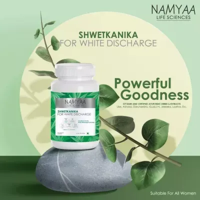Namyaa ShwetKanika -For White Discharge- Pack of 60 Tablets