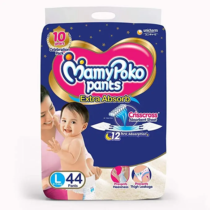 MamyPoko Pants Extra Absorb Diapers - L  (44 Pieces)