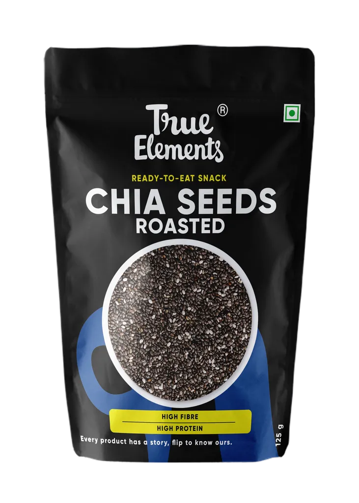 True Elements Roasted Chia Seeds 125gm