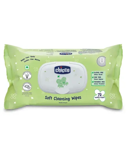 Chicco CLEANSING BREAST WIPES 72 PCS