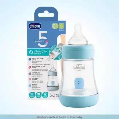 Chicco F.BOTTLE PERFECT5 PP BOY 150 SLOW SIL IN