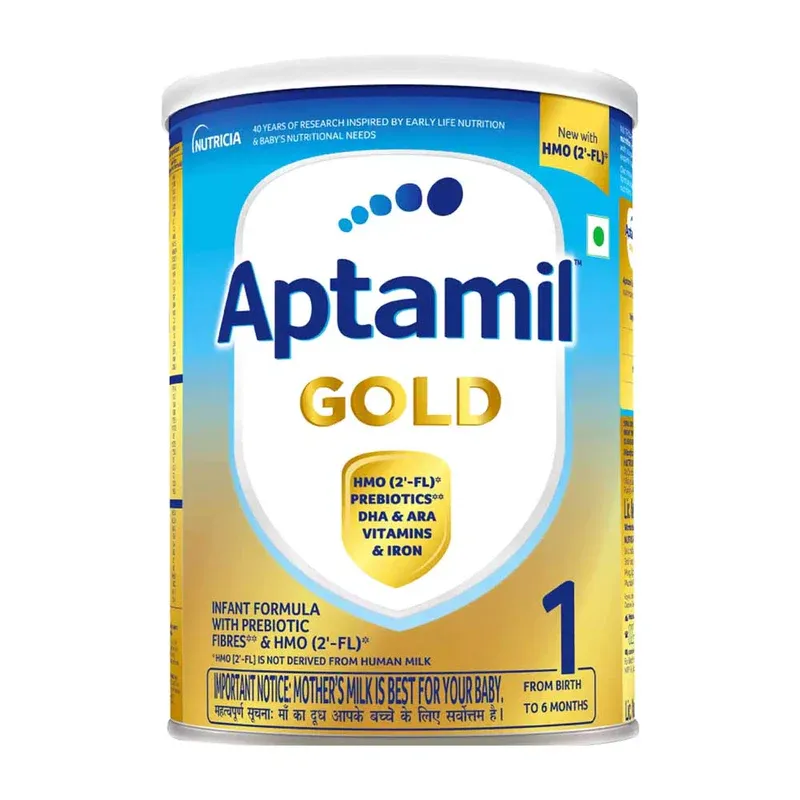 Aptamil Gold Stage 1 (Upto 6 Months) Powder 400 gm (Tin)