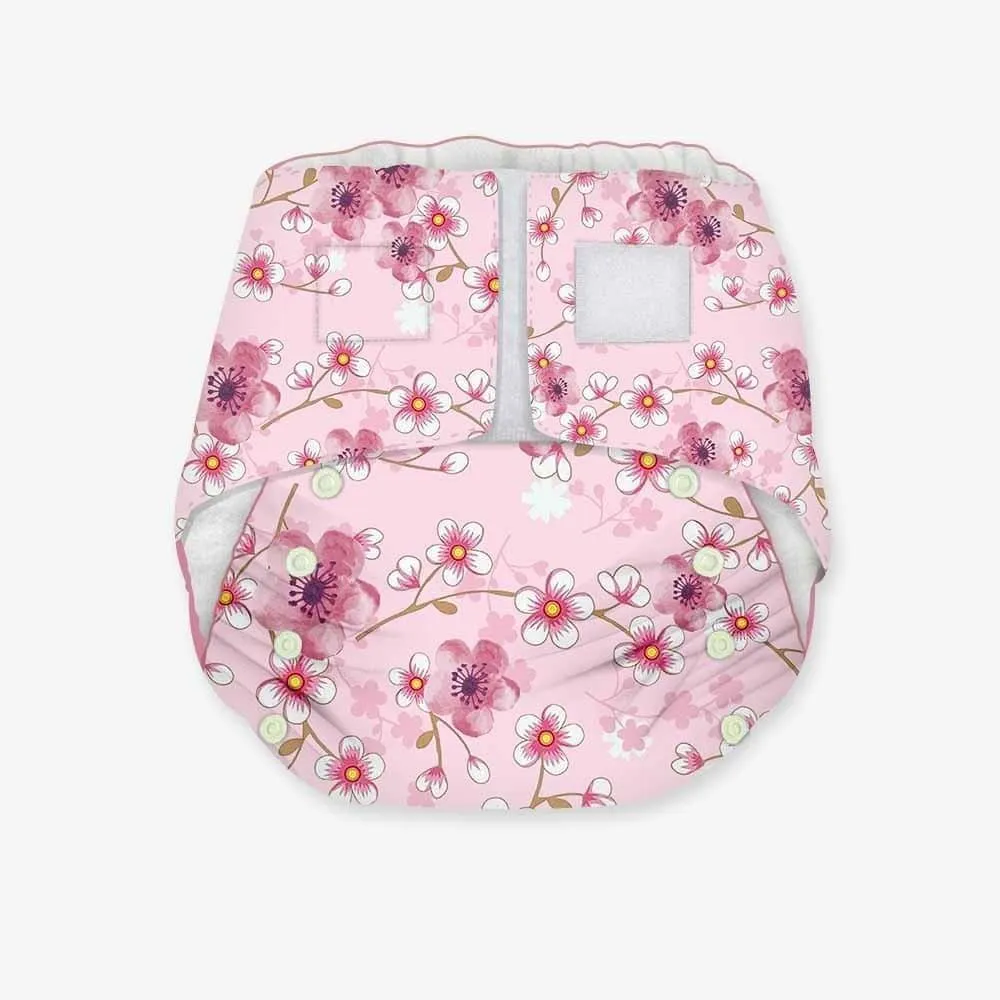 Snugkins Newborn Bliss - Reusable Cloth Diapers ,Fits 2.5kg 7kg - Sakura
