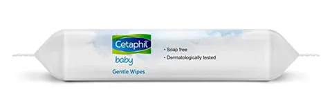 Cetaphil Baby Gentle Wipes 80's with Aloevera & Vitamin E