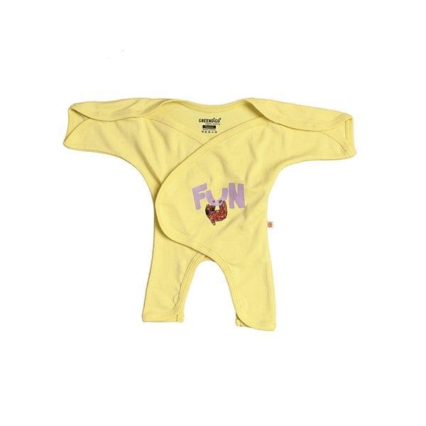 Greendigo Preemie Baby Organic Cotton Rompers - Pack of 2