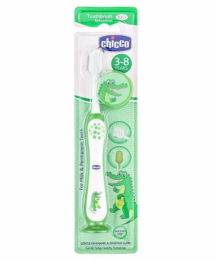 Chicco TOOTHBRUSH GREEN 3Y-8Y IN