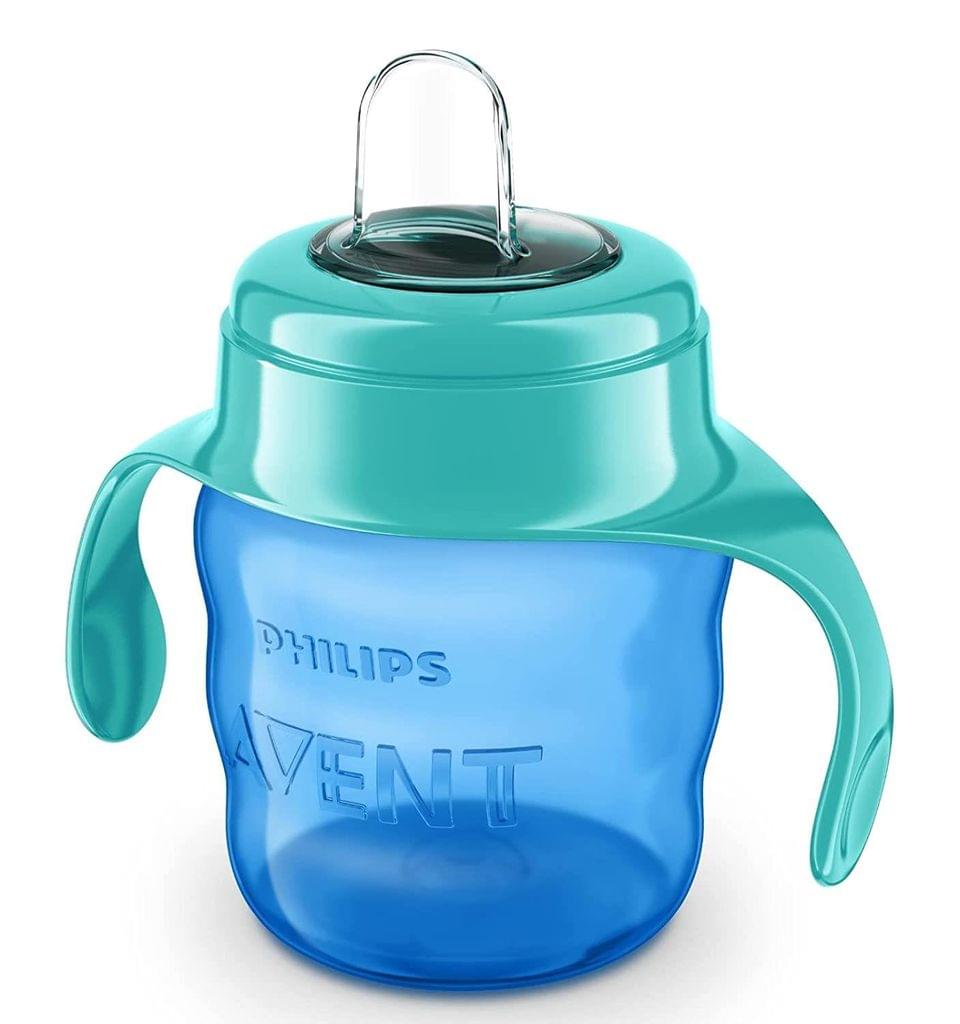 Philips Avent Classic Soft Spout Cup, 200ml (Green/Blue) 1 Count