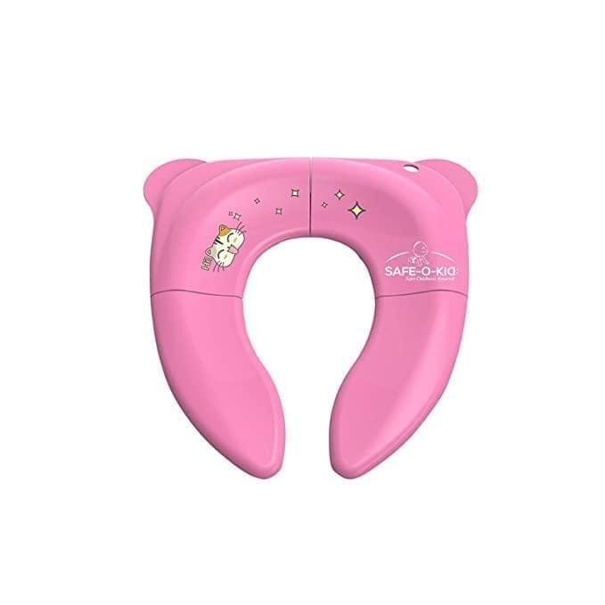 Safe-O-Kid Potty Seat For Baby with Carry Bag-Pink