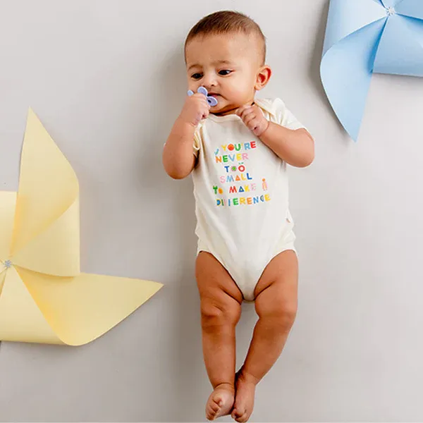 Greendigo Baby Organic Cotton Bodysuit - Be The Change