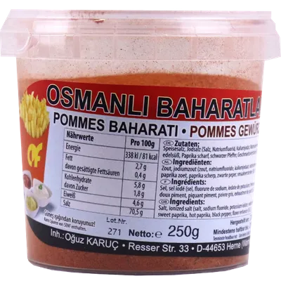 Osmanli Potato Chips Spices 250g