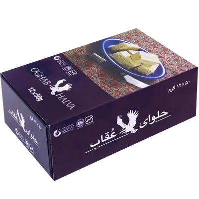 حلاوة طحينية سادة عقاب قطعة واحدة 50غ