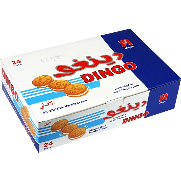 بسكويت بكريم الفانيلا دينغو 24 قطعة