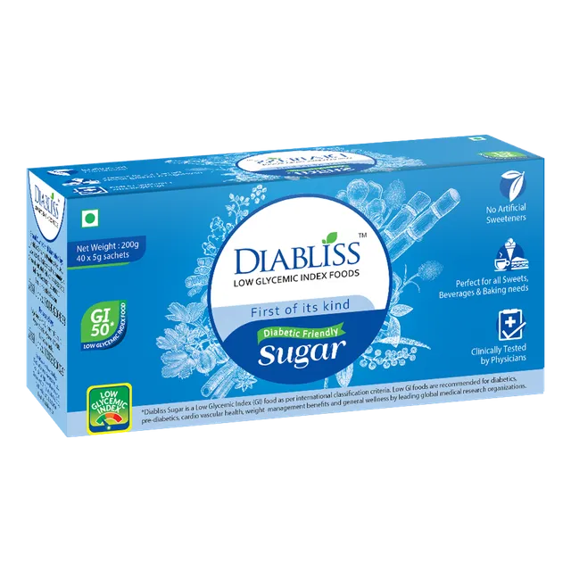 Diabliss - Diabetic-Friendly Herbal Sugar Sachet Box