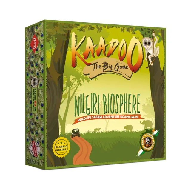 KAADOO-Spots & Stripes-Nilgiris Biosphere Jungle Wildlife Safari Adventure Board game