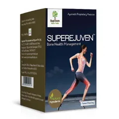 Superejuven™ - Bone Health Management (Asthishrunkala and Ashwagandha Extracts) – 60 Capsules (20-Day Supply)