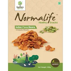 Normalife™ Indian Fava Beans | Chatpata Masala Snacks | Healthy Air Fried Snacks