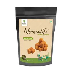 Normalife™ Quinoa Puffs | Roasted Puffs Snack with Cheese & Garlic | Healthy Air Fried Snacks