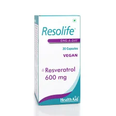 HealthAid - Resolife (Resveratrol 600mg)-30 Capsules