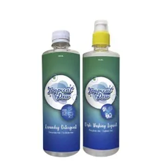 Tropical Dew - Laundry Detergent + Dish Washing Liquid- Pack of 2
