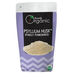 Honestly Organic Psyllium Husk/ Isabgol - Finely Powdered (USDA Organic Certified, 100% Pure & Natural) - 150g (Pack of 2)