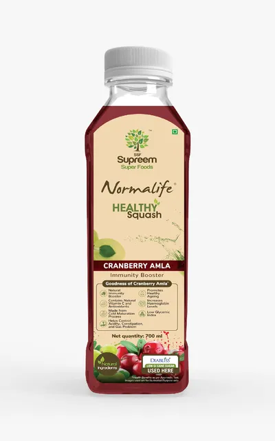 Supreem Super Foods Normalife™ Cranberry Amla Healthy Squash 700ml