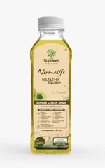 Supreem Super Foods Normalife™ Ginger Lemon Amla Helathy Squash 700 ml | 100% Authentic | Healthy Drink